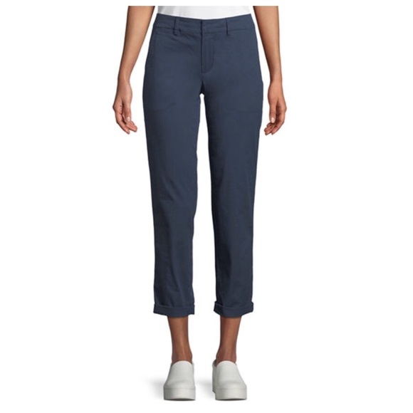 VINCE 💙Boyfriend Trouser Pants Slate Blue NEW - Picture 2 of 8